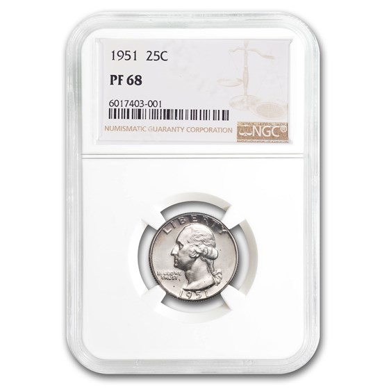1951 Washington Quarter PF-68 NGC 1951 Washington Quarter PF-68 NGC