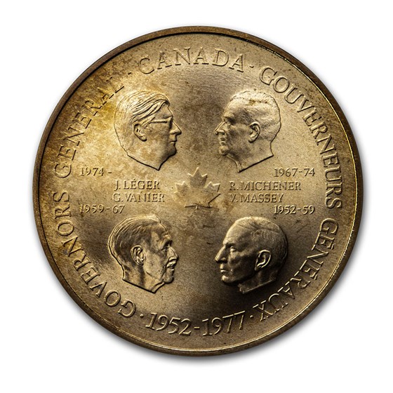 1952-1977 Canada Governors General Medal BU (45 mm) 1952-1977 Canada Governors General Medal BU (45 mm)