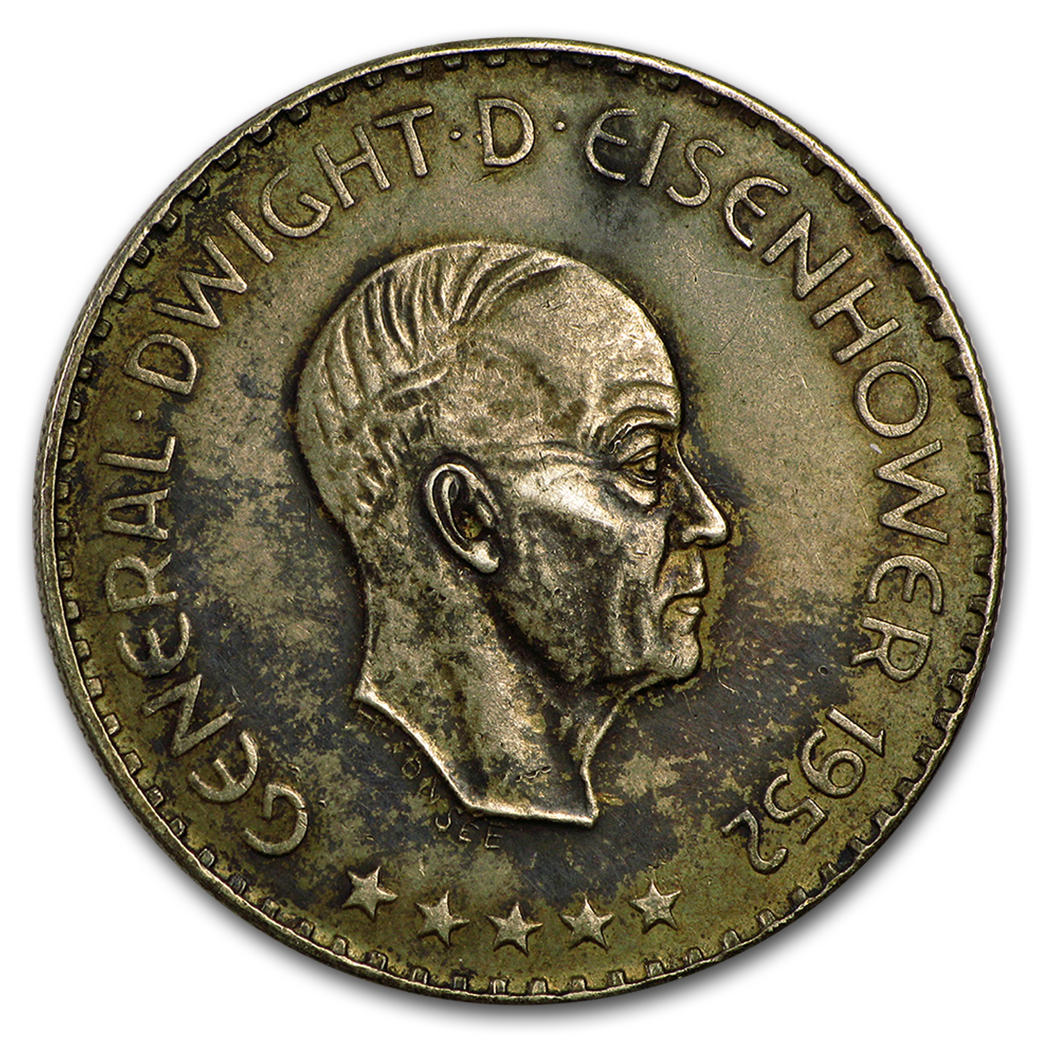 Buy 1952 D. Eisenhower Issued by European Federation (.900 Silver