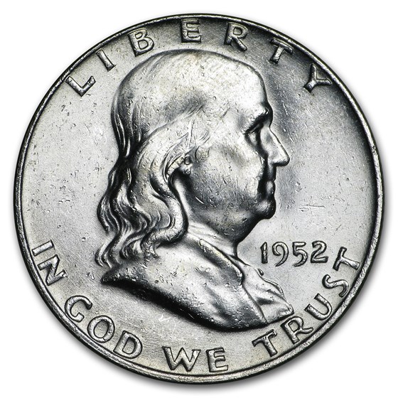 1952-D Franklin Half Dollar AU 1952-D Franklin Half Dollar AU
