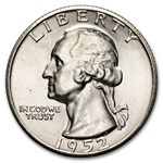 1952-D Washington Quarter 40-Coin Roll BU