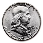 1952 Franklin Half Dollar 20-Coin Roll BU