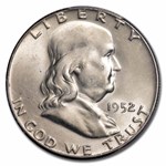 1952 Franklin Half Dollar AU-58 PCGS ('Bugs Bunny')