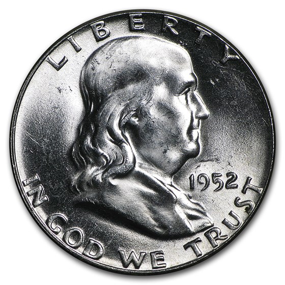 1952 Franklin Half Dollar BU 1952 Franklin Half Dollar BU