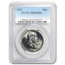 1952 Franklin Half Dollar MS-64 PCGS (FBL)