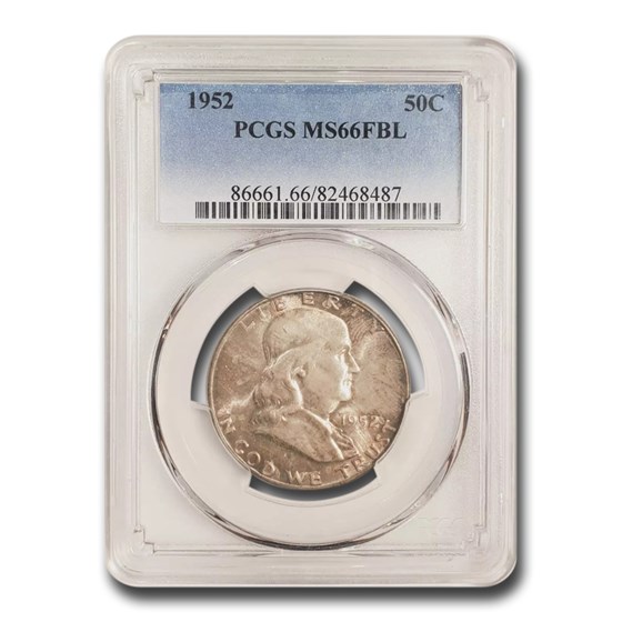 1952 Franklin Half Dollar MS-66 PCGS (FBL) 1952 Franklin Half Dollar MS-66 PCGS (FBL)