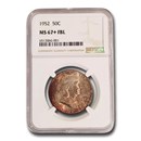 1952 Franklin Half Dollar MS-67+ NGC (FBL)