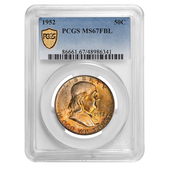 1952 Franklin Half Dollar MS-67 PCGS (FBL) 1952 Franklin Half Dollar MS-67 PCGS (FBL)