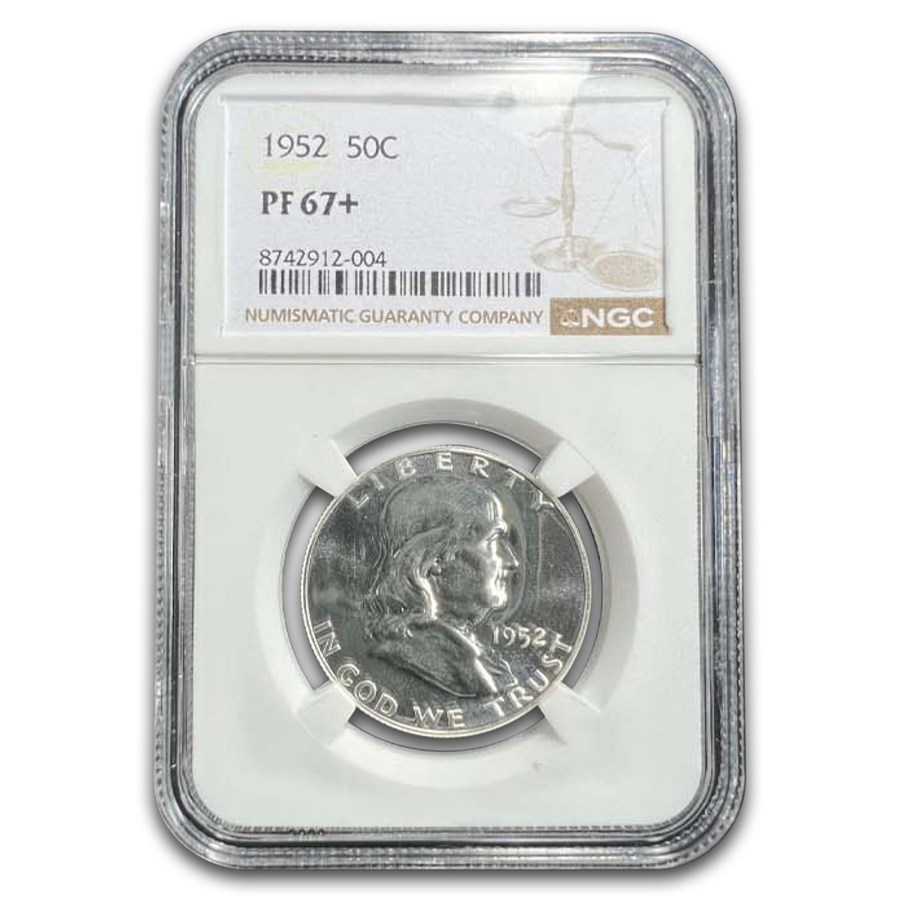 1952 Franklin Half Dollar PF-67+ NGC