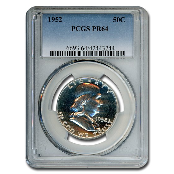 1952 Franklin Half Dollar PR-64 PCGS 1952 Franklin Half Dollar PR-64 PCGS