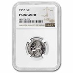 1952 Jefferson Nickel PF-68 Cameo NGC