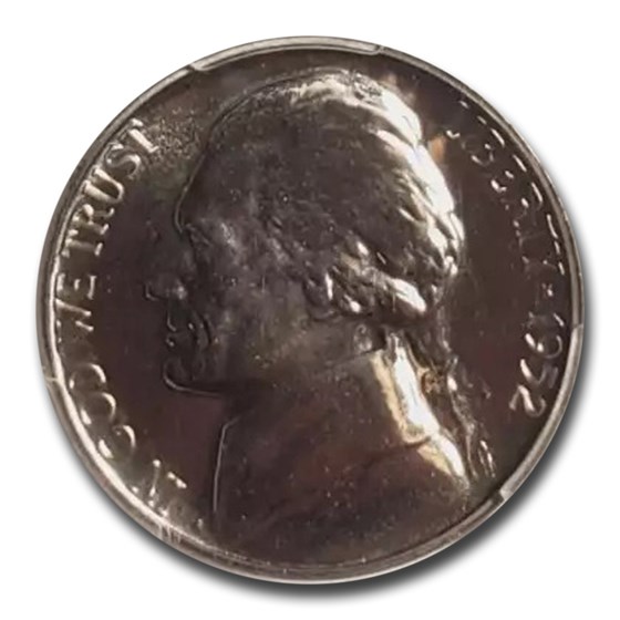 1952 Jefferson Nickel PR-68 PCGS 1952 Jefferson Nickel PR-68 PCGS