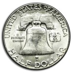1952-S Franklin Half Dollar 20-Coin Roll BU