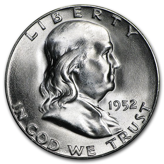 1952-S Franklin Half Dollar BU 1952-S Franklin Half Dollar BU