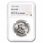 1952-S Franklin Half Dollar MS-64 NGC (FBL)