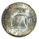 1952-S Franklin Half Dollar MS-65 NGC (FBL)