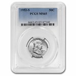 1952-S Franklin Half Dollar MS-65 PCGS