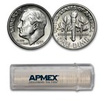 1952-S Roosevelt Dime 50-Coin Roll BU