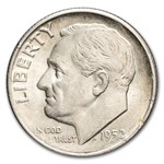 1952-S Roosevelt Dime AU
