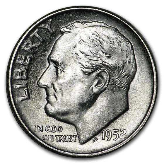 1952-S Roosevelt Dime BU 1952-S Roosevelt Dime BU