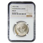 1952-S Washington Carver Half Dollar Commem MS-67 NGC