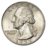 1952-S Washington Quarter AU