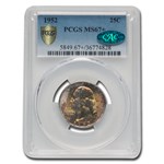 1952 Washington Quarter MS-67+ PCGS CAC