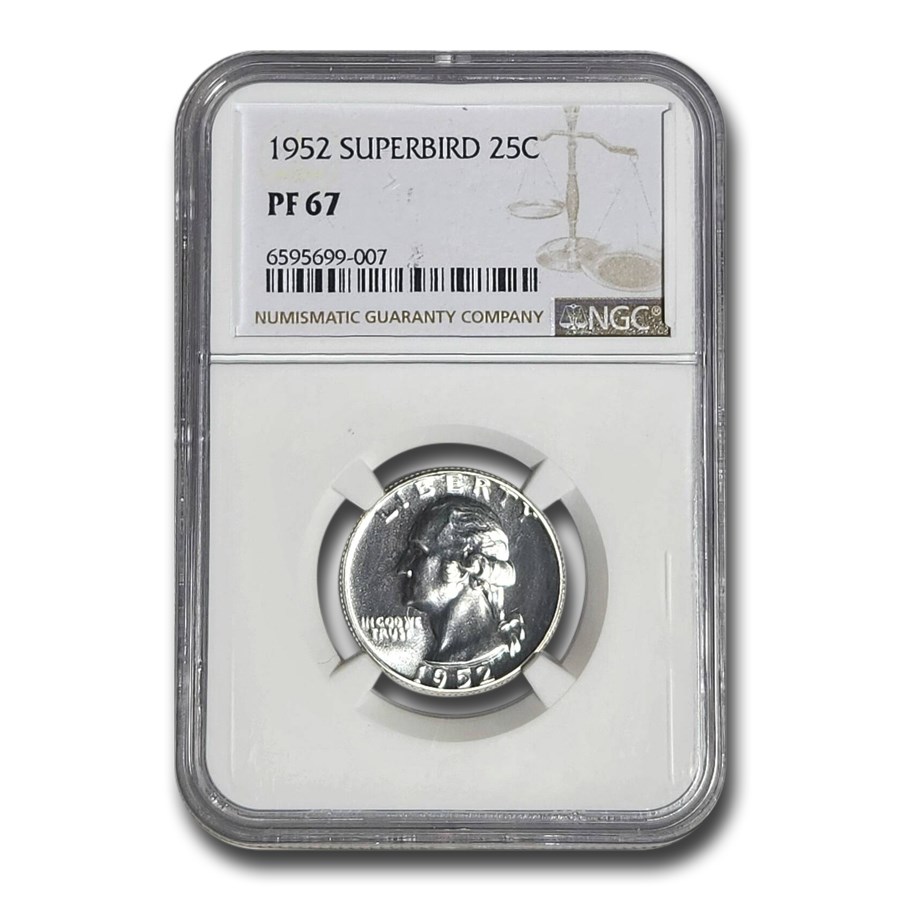 1952 Washington Quarter PF-67 NGC