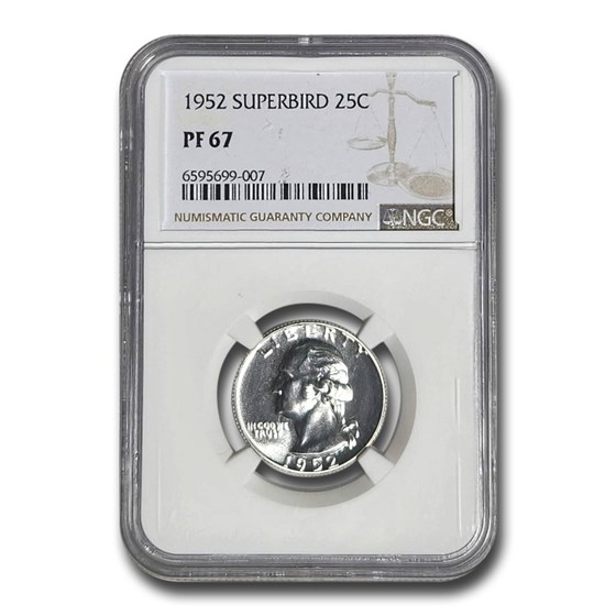 1952 Washington Quarter PF-67 NGC 1952 Washington Quarter PF-67 NGC