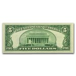 1953-1953-B $5.00 Silver Certificate CU