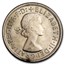 1953-1963 Australia Silver Florin Elizabeth II AU/BU