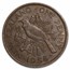 1953-1965 New Zealand Bronze Penny Tui Bird Elizabeth II BU Brown