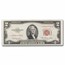1953* $2.00 U.S. Note Red Seal AU (Fr#1509*) Star Note