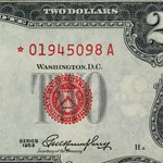 1953* $2.00 U.S. Note Red Seal CU (Fr#1509*) Star Note