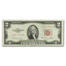 1953* $2.00 U.S. Notes Red Seal VF (Fr#1509*) Star Note