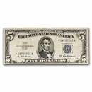 1953* $5.00 Silver Certificate VG (Fr#1655*) Star Note