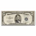 1953* $5.00 Silver Certificate VG (Fr#1655*) Star Note