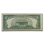 1953-A* $5.00 Silver Certificate VF (Fr#1656*) Star Note
