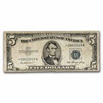 1953-A* $5.00 Silver Certificate VG (Fr#1656*) Star Note