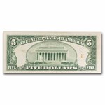 1953-A $5.00 Silver Certificate VG/VF (Fr#1656)