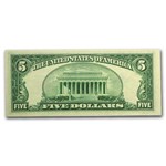 1953-A $5.00 U.S. Note Red Seal CU (Fr#1533)