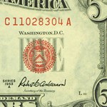1953-A $5.00 U.S. Note Red Seal CU (Fr#1533)