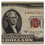 1953-B $2.00 U.S. Notes Red Seal VF (Fr#1511)