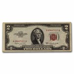 1953-B $2.00 U.S. Notes Red Seal VF (Fr#1511)