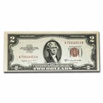 1953-B $2.00 U.S. Notes Red Seal XF (Fr#1511)