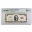 1953-B $2 U.S. Notes Red Seal CU-64 EPQ PMG (Fr#1511)