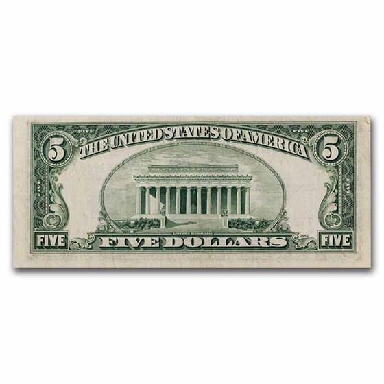 1953-B $5.00 Silver Certificate VG/VF (Fr#1657) 1953-B $5.00 Silver Certificate VG/VF (Fr#1657)