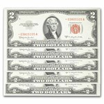 1953-C* $2.00 U.S. Notes Red Seal CU (Fr#1512*) 43 Consecutive