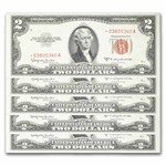 1953-C* $2.00 U.S. Notes Red Seal CU (Fr#1512*) 43 Consecutive
