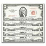 1953-C* $2.00 U.S. Notes Red Seal CU (Fr#1512*) 43 Consecutive